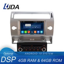 LJDA Android 10 Car DVD Player For Citroen C4 Quatre Triumph Multimedia GPS Navigation Auto 1Din Car Radio Stereo 4G+64G Stereo 2024 - buy cheap