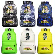 Moda Dos Desenhos Animados Anime Meu Herói Academia Deku Livro saco de Escola Da Menina do Menino Das Mulheres Adolescentes Bagpack Mochilas Homens Mochila de Estudante 2024 - compre barato