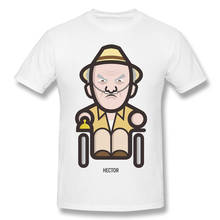 T Shirts Men Icon Set - HECTOR SALAMANCA T-shirt Father Day Tops breaking bad Pure Cotton Tees 2024 - buy cheap