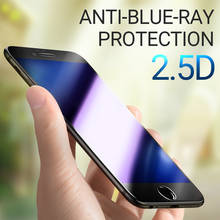 Hoco-protector de pantalla de cristal para iphone 7, 8 plus, película de protección de pantalla completa, 9h, película templada, 2.5D, cubierta de borde, vidrio protector 2024 - compra barato