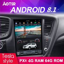Tesla style Android 8.14+64GB Car GPS Navi car DVD Player For KIA Optima KIA K5 2010-2013 car stereo unit auto multimedia Satnav 2024 - buy cheap