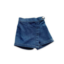 Pantalones cortos de mezclilla para niña y niño, Shorts de cintura alta con botones, ropa de verano, Cuasal, color azul 2024 - compra barato