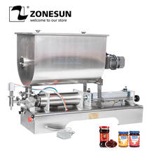 Zonesun-máquina pneumática para enchimento de molho, para polpa, 60l, para enchimento de pasta de amendoim, manteiga, máquina de enchimento quantitativa 2024 - compre barato