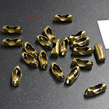 Fltmrh 35 pçs 10*4mm bola conectores de corrente fechos achados jóias fazendo diy acessórios caber 2024 - compre barato