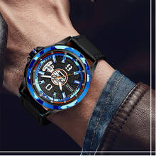 2021 New Watches Luxury Leather Men Watch Chronograph Waterproof Sports Clock Date Quartz Watch Mens Top Brand Relogio Masculino 2024 - buy cheap