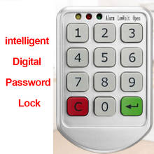Интеллектуальный цифровой замок с паролем, электронный дверной замок, клавиатура, подсвечник, кодовые замки для двери шкафа, Интеллектуальный Безопасный ящик 2024 - купить недорого