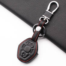 Genuine leather car key holder wallet key bag key cases for BMW X3 X5 Z3 Z4 3 5 7 SERIES E38 E39 E46 E83 1998-2005 2024 - buy cheap