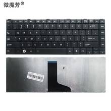 Клавиатура для ноутбука США для Toshiba Satellite L800 L805 L830 C800 C830 C805 C840D M800 M805 черная клавиатура для ноутбука США 2024 - купить недорого