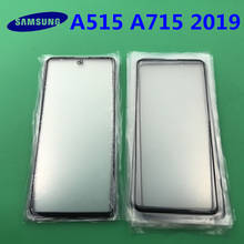 10 шт. Оригинальный ЖК-экран для SAMSUNG Galaxy A515 A515F A715 A715F 2019, передняя внешняя стеклянная крышка объектива, сенсорная панель 2024 - купить недорого