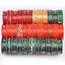 25-40mm Christmas Gilding Ribbons For Gift Cake Wrapping Bows Wedding Party Decor Ribbon Crafts DIY Sewing Accessories C2490 2024 - buy cheap