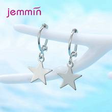 S925 Sterling Silver Dangle Earrings for Women Girls Wedding Engagement 4 Style Bowtie Star Shape Silver Fine Jewelry 2024 - buy cheap