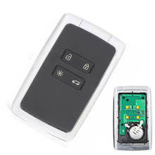 Wilongda Car Alarm 4 button Keyless Smart Remote Key 434mhz Hitag AES 4A Chip for megane 4 Keyless Go / Entry car key 2024 - buy cheap
