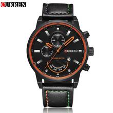 Curren Mens Sports Watch Luxury Leather Strap Quartz Watches Military Casual Waterproof Wristwatch Male Clcok Relogio Masculino 2024 - buy cheap