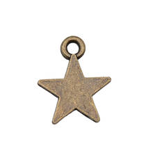 WYSIWYG 10pcs 15x12mm colgantes de estrellas Vintage encanto para la fabricación de joyas colgantes de estrellas de Color bronce antiguo encanto estrella pequeña 2024 - compra barato