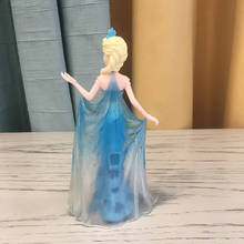 Disney 15 cm princess  frozen elsa Action Toy Figures Girl Cake Decorations  Set Cartoon Toys 2024 - compre barato