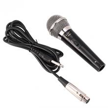 Microfone dinâmico profissional com fio, portátil, com voz clara, para performance de música voz karaokê 2024 - compre barato