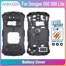 Новый оригинальный чехол для аккумулятора Doogee S60, защитный чехол для аккумулятора, задняя крышка + винты для 5,2 дюймового смартфона Doogee S60 Lite 2024 - купить недорого