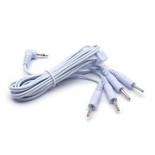 2 Pins 4 Pins Lead Wires Connecting Cables for Electrode Pad Digital TENS Therapy Massager 2.5mm Plug Physiotherapy instrument 2024 - buy cheap