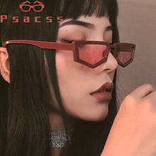 Psacss винтажные многоугольные солнцезащитные очки для женщин, высокое качество, модные трендовые солнцезащитные очки для улицы lentes/gafas de sol mujer UV400 Shade 2024 - купить недорого