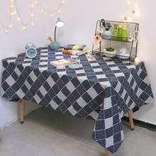 Toalha de mesa decorativa em linho e algodão, toalha retangular para sala de jantar, tampa adesiva para lareira napp2020 2024 - compre barato