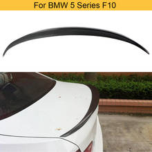Задний спойлер багажника для BMW F10 530i 528i 535i 550i 528i 4-двери 2010-2013 углеродное волокно задний багажник крыло губы 2024 - купить недорого