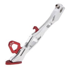 Ajustável cnc liga de alumínio da motocicleta pit bike kickstand kick suporte lateral 2024 - compre barato