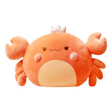 1 pcs 58 CM Soft Crabs Pillow Plush Toys Cancer Girl Boy Creative Stuffed Animal Steamed Cushion Sleeping Dolls Room decoration 2024 - buy cheap