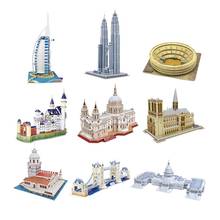 Candice guo 3D puzzle paper model building toy Canada's national tower TV Canada famous world's great architecture baby toy 1pc 2024 - buy cheap