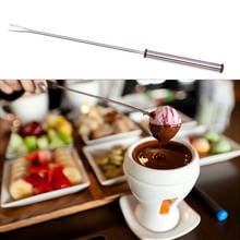 6PCS/Set Stainless Steel Chocolate Fork Hot Pot Forks Cheese Fruit Dessert Fork Fondue Melting Skewer Kitchen Accessories Gadget 2024 - buy cheap