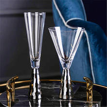 Premium Hand-Made de Vidro de Vinho de Cristal Taça de Champanhe de Vidro Esmeralda Alça Copo Drinkware Estilo Europeu Retro Mesa de Cocktail 2024 - compre barato