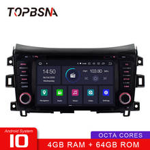 TOPBSNA-Radio multimedia con GPS para coche, Radio con reproductor, Android 10, 7 pulgadas, WIFI, 2 Din, estéreo, para Nissan Navara Frontier NP300 2024 - compra barato