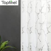 Topfinel Branch Pattern Embroidered White Sheer Curtains Window Tulle Curtains for Living Room Bedroom Tulle for Kitchen Cafe 2024 - buy cheap