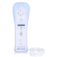 Controle sem fio para wii motion plus, joystick embutido, dropship 2024 - compre barato