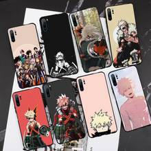 Capa de celular katsuki bakugo my hero academia, capa para huawei p20 p30 p40 lite pro p smart 2019 mate 10 20 lite pro nova 5t 2024 - compre barato