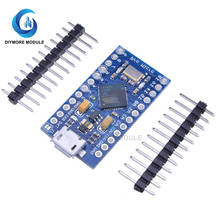 Модуль микроконтроллера Pro Micro ATMEGA32U4, 3,3 В, 8 МГц, плата для разработки интерфейса SPI для Arduino, замена ATmega328 2024 - купить недорого