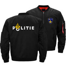 Men's Casual Jacket Men Ma1 Pilot Netherlands Politie Police Male Men Hombre Mens Windbreakers Bomber Jackets Coats 5XL Homme 2024 - buy cheap