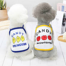 Designer Summer Dog Vest Clothes for Small Dogs Puppy Cat Kawaii Cute Vest for Small Dog French Bulldog Clothes Chihuahua Pug 2024 - buy cheap