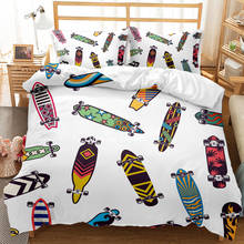 Cool Fashion Scooter Quilt Cover Pillowcase 2-3 Pieces Children Cartoon Bedding Set Queen King Full Size Boys Bedroom Decor 2024 - buy cheap