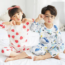 New Children's Pajamas Clothing Set Cartoon Boys Girls Sleepwear Suits Kids Half Sleeves Top + Pants Baby Suit Pijamas Infantil 2024 - buy cheap