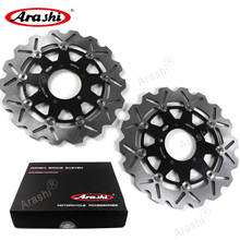 Arashi 300mm CNC Floating Front Brake Disc Rotors For KAWASAKI ER6F ER6N 650cc 2006 - 2015 2007 2008 2009 2010 2011 2012 2013 2024 - buy cheap