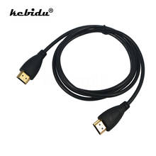 Совместимый кабель kebidu 0,5 м 1,5 м 1,8 м 2 м 3 м 10 м HDMI-позолоченный штекер 1,4 Версия HDMI-совместимый с HDMI-1080p 3D 2024 - купить недорого