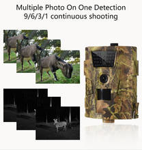 Câmera de caça para rastreamento de animais selvagens, 2 modos de visão noturna, sem fio, animais, armadilha fotográfica, rastreamento 2024 - compre barato