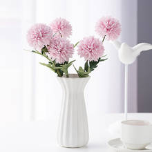 2 Heads 1 Bunch Artificial Flower Silk Ball Chrysanthemum Home Wedding Decoration Diy Christmas Gift Living Room Fake Plants 2024 - buy cheap