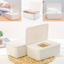 Dry Wet Tissue Paper Storage White Box Dispenser With Lid Desktop Baby Wipes Napkin Holder Container Paper Towel Dust Cover Case 2024 - buy cheap