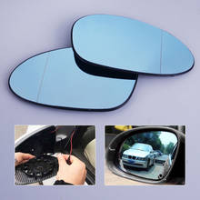 Blue Left&Right Heated Wing Door Mirror Fit for BMW E82 E85 E86 Z4 Roadster Coupe E88 E90 E91 E92 E93 1 3 Series 2008 2024 - buy cheap