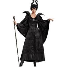 Evil Witch Sleeping Beauty Maleficent Cosplay Costume Halloween Carnival Party Women Dark Queen Fancy Dress 2024 - buy cheap