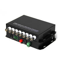 8 Port Video AHD TVI CVI Universal Support Over Fiber Optical Transmitter Receiver 1 data RS-485 Video to Fiber Converter 1 Pair 2024 - buy cheap