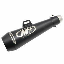 Motorcycle Exhaust Muffler Pipe with DB Killer Slip On Exhaust  51mm Black FA 2024 - buy cheap