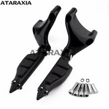 Motorcycle Black Passenger Footrests Rear Foot Pegs Footpegs Mount For Harley 1200 XL 883 Sportster 2004 2005 2006 2007-2013 2024 - buy cheap