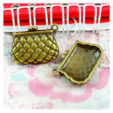15pcs 25*20MM Charms Handbag Antique Bronze Plated Bag Pendant DIY Jewelry Making Handmade Craft 2024 - buy cheap